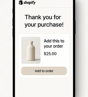 Add a one-click post-purchase upsell